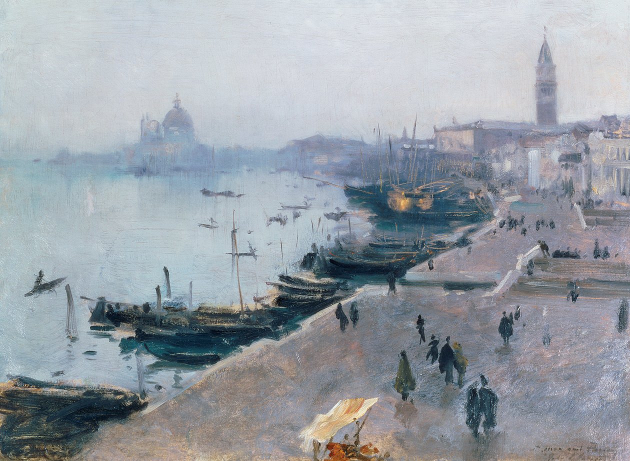Velence szürke időben alkotó: John Singer Sargent