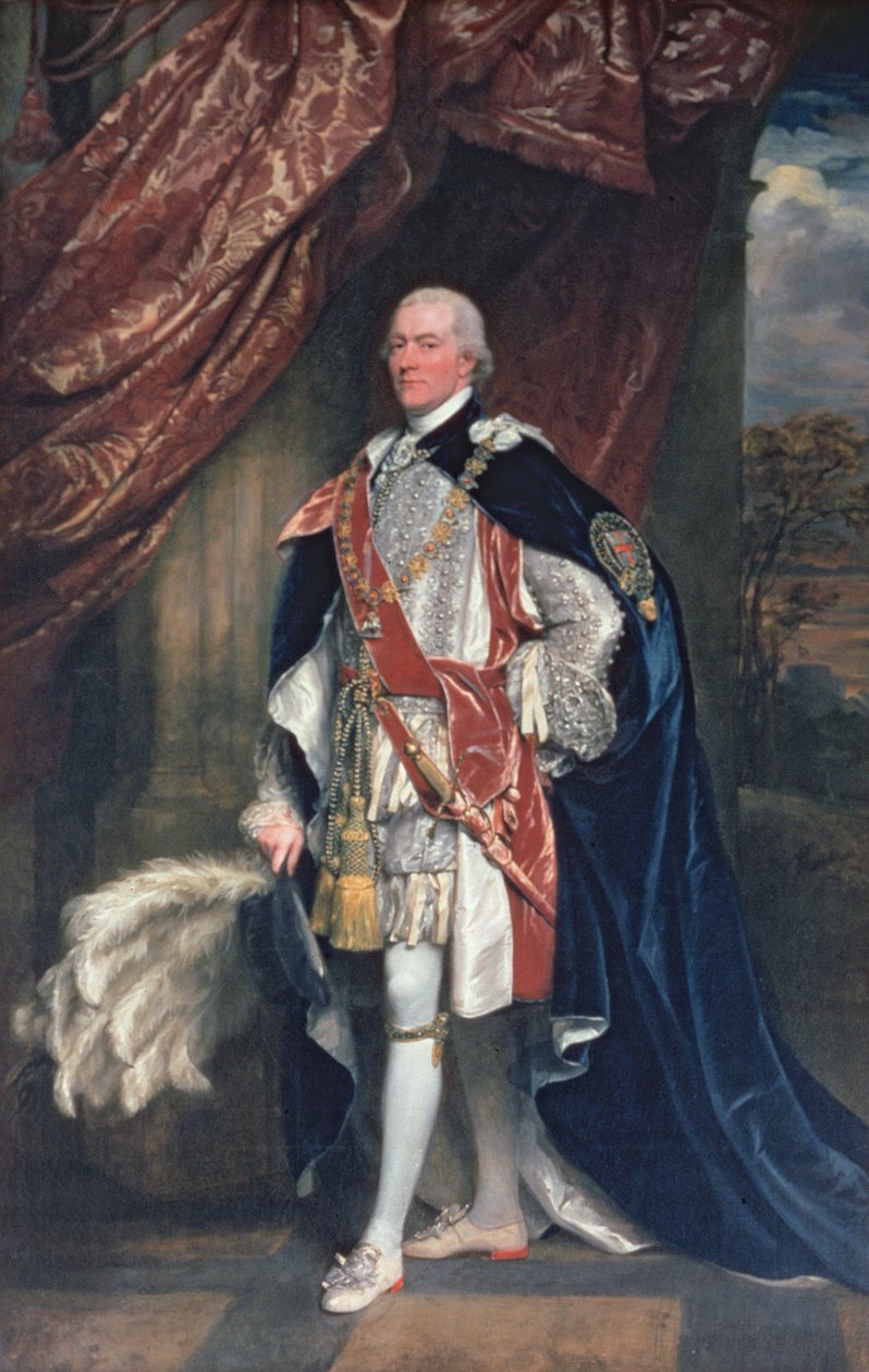George John Spencer, az Admiralitás 1. Lordja harisnyakötőköpenyben alkotó: John Singleton Copley