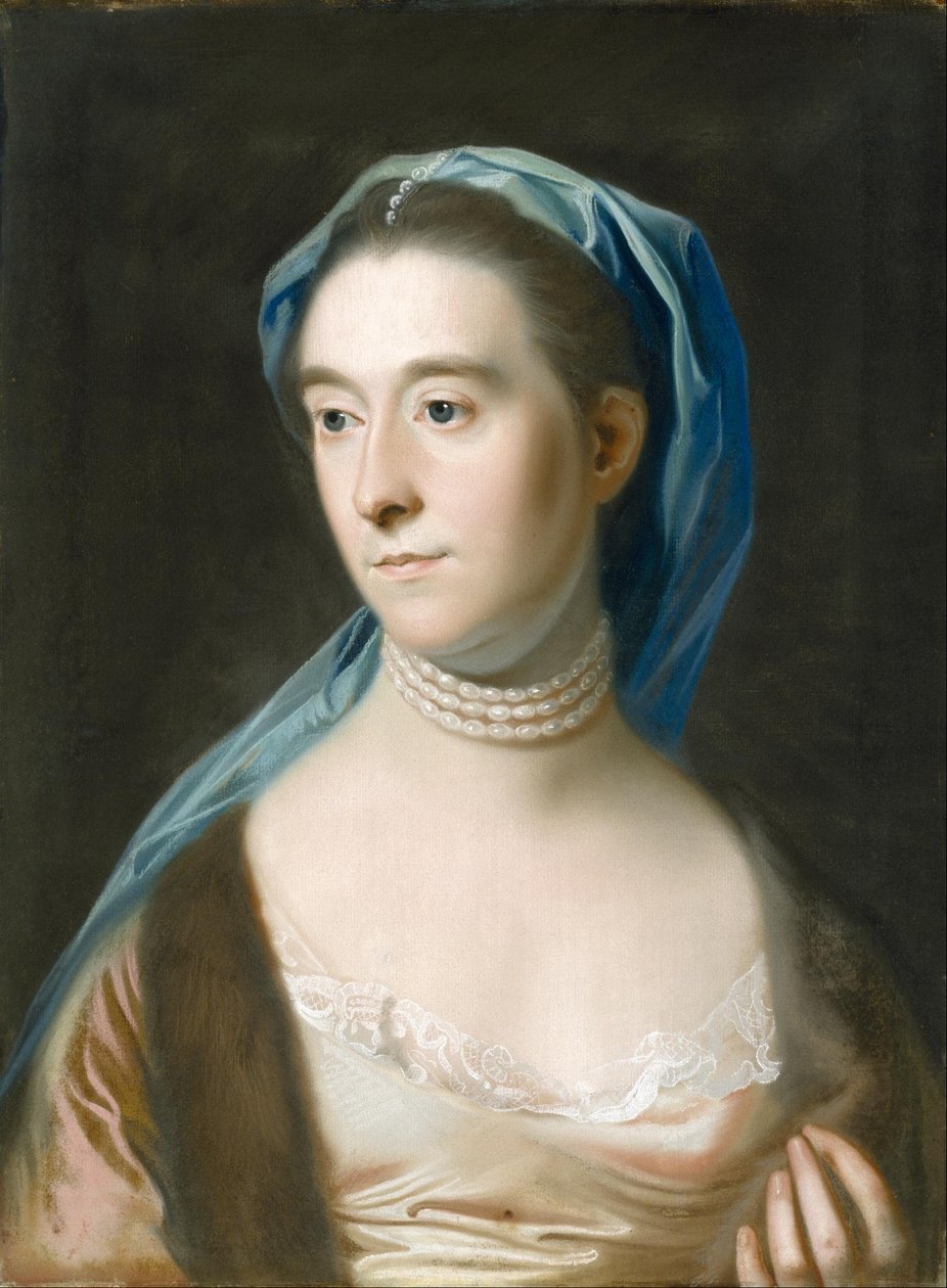 Joseph Henshaw asszony portréja alkotó: John Singleton Copley