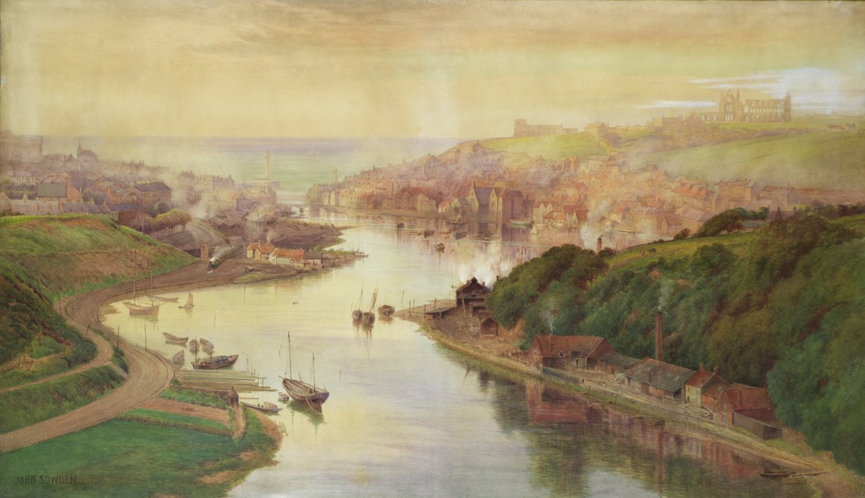 Whitby a Larpoolból (wc) alkotó: John Sowden