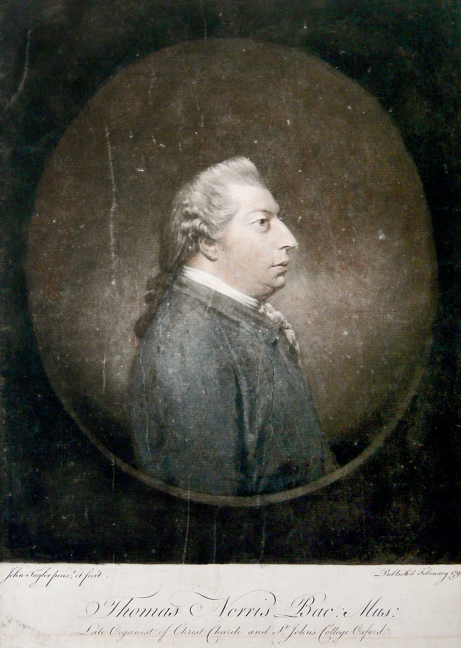 Thomas Norris, 1791 (kézzel színezett mezzotinta) alkotó: John Taylor