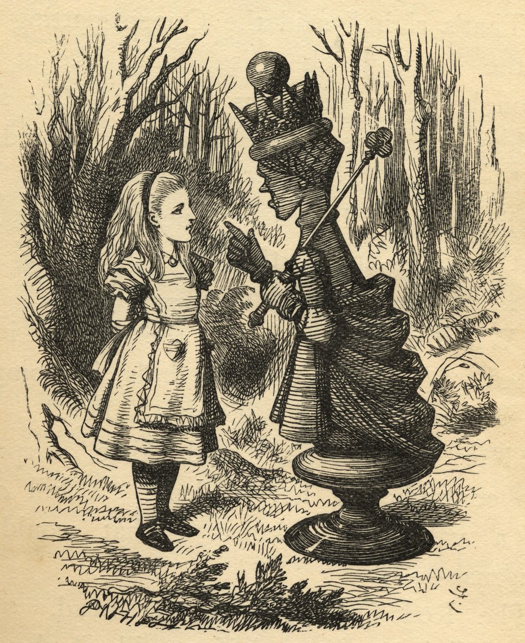 Alice és a Vörös Királynő, Lewis Carroll (1832-98) 