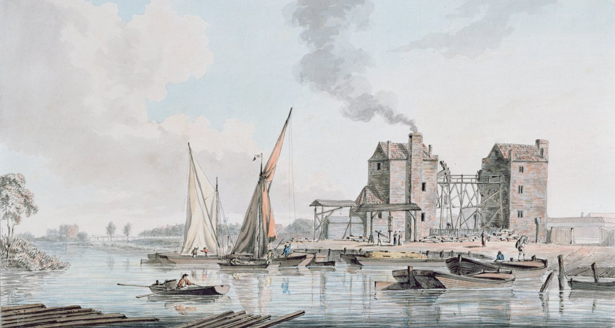 A vízmotor képe Pimlicóban, 1783 alkotó: John Thomas Serres