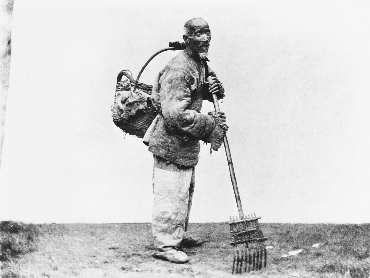 Kínai napszámos, 1870 körül alkotó: John Thomson