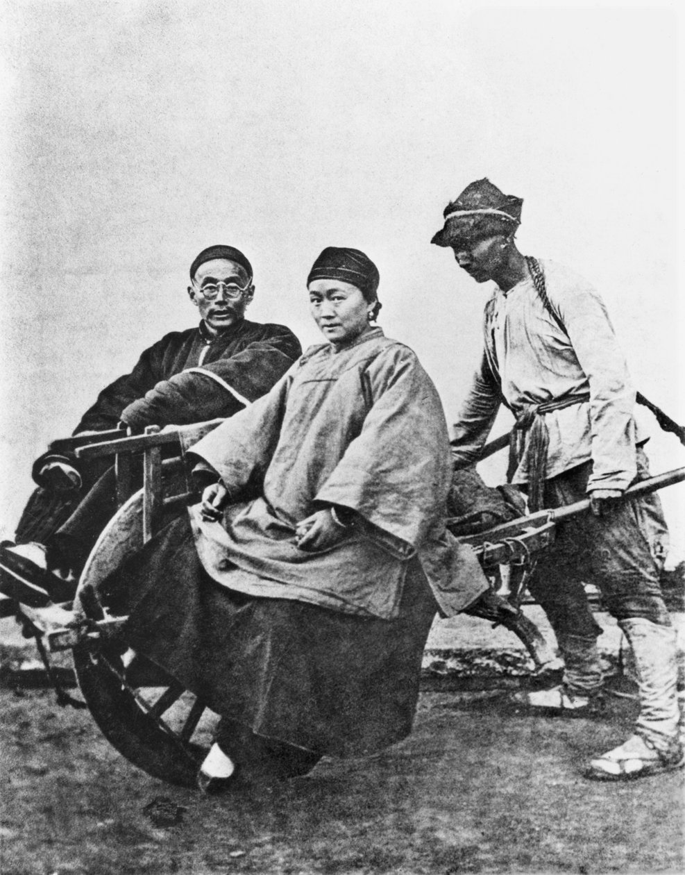 Kínai riksa, 1870 körül alkotó: John Thomson