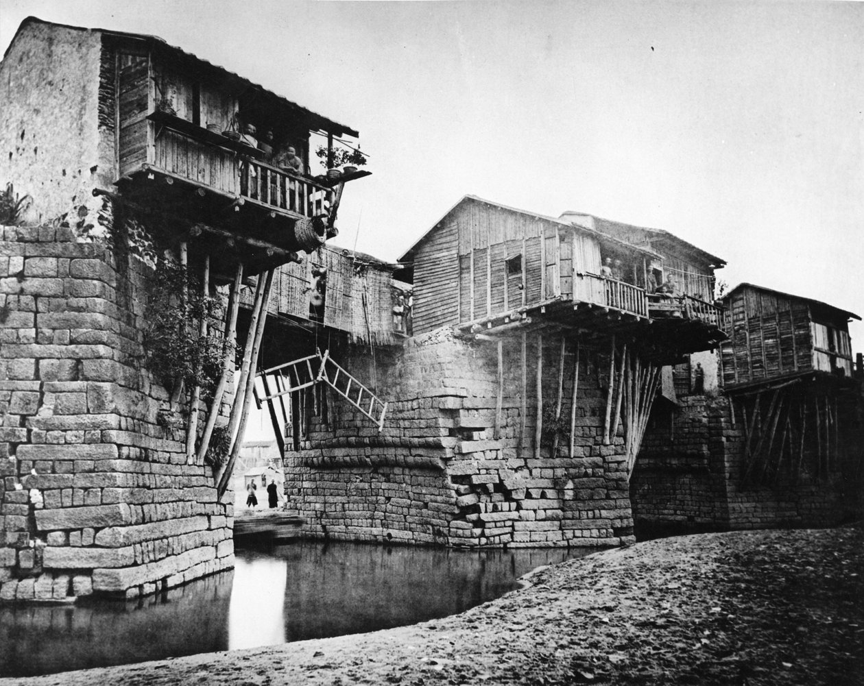 A Chao-Chow-Fu híd, 1870 körül alkotó: John Thomson