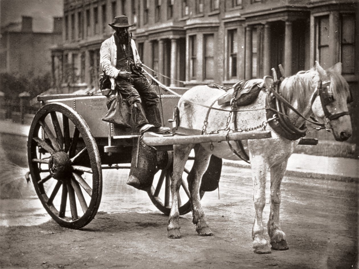 The Water-Cart, a londoni utcai életből, J. Thomson és Adolphe Smith, 1877 alkotó: John Thomson