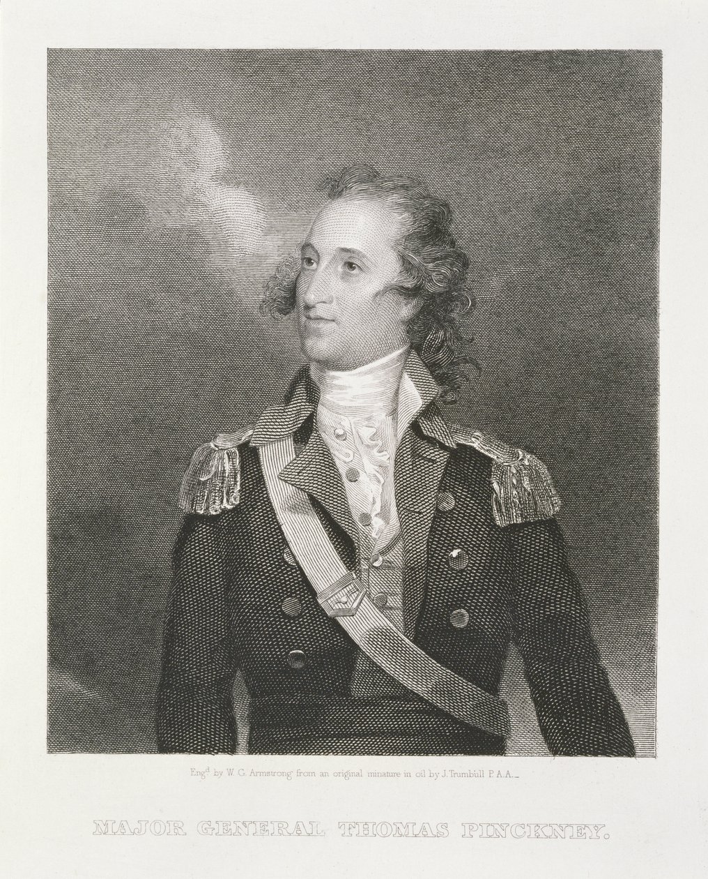Thomas Pinckney vezérőrnagy (1750-1828) William G. Armstrong (1823-90) metszete. alkotó: John Trumbull