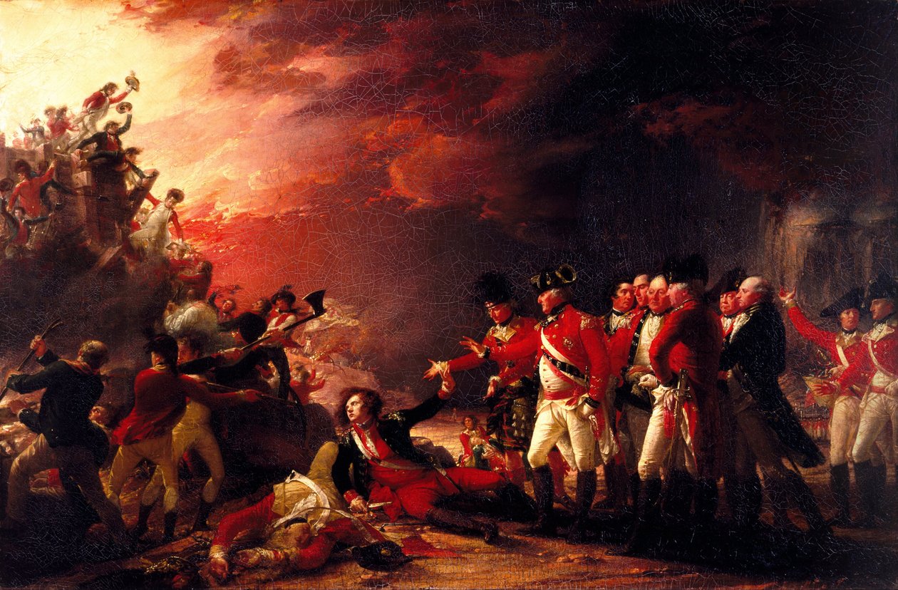A Sortie, amelyet a gibraltári helyőrség készített alkotó: John Trumbull