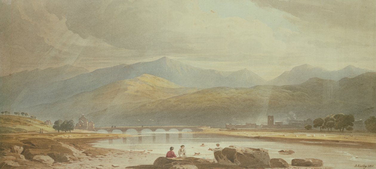 Dolgellau, 1811 alkotó: John Varley