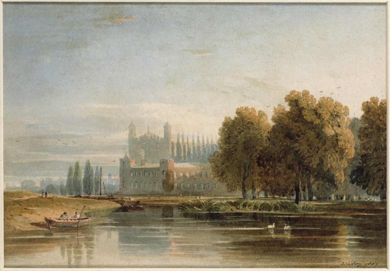 Kilátás az Eton College-ra alkotó: John Varley