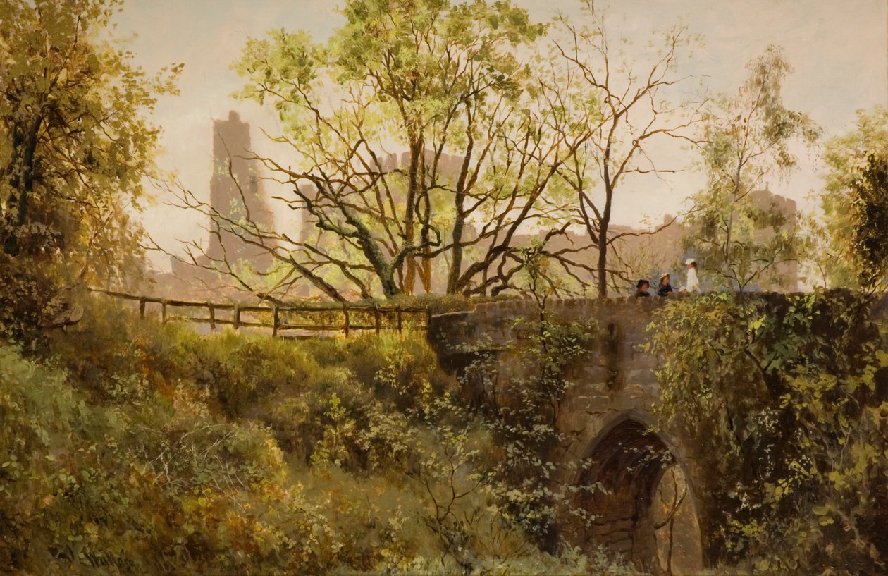 Prudhoe kastély, Northumberland alkotó: John Wallace