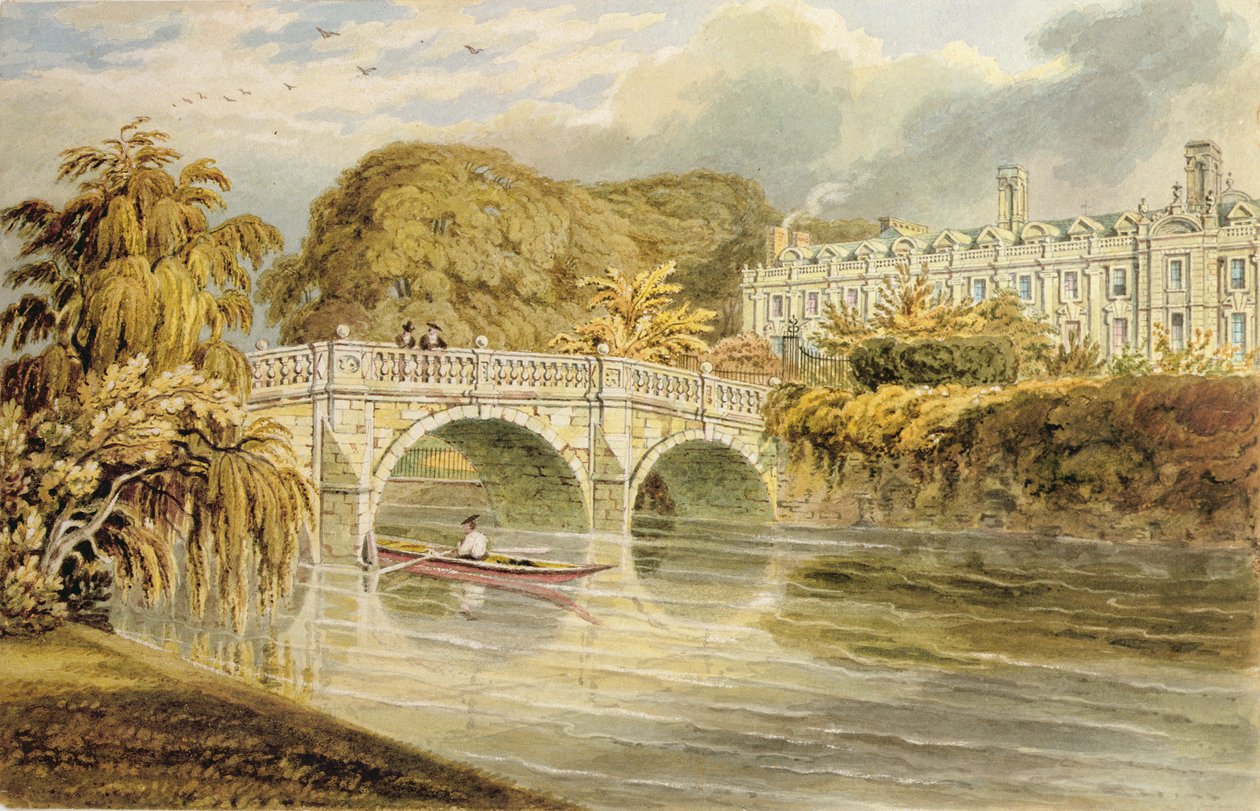 Clare híd a Cam folyón alkotó: John Ward