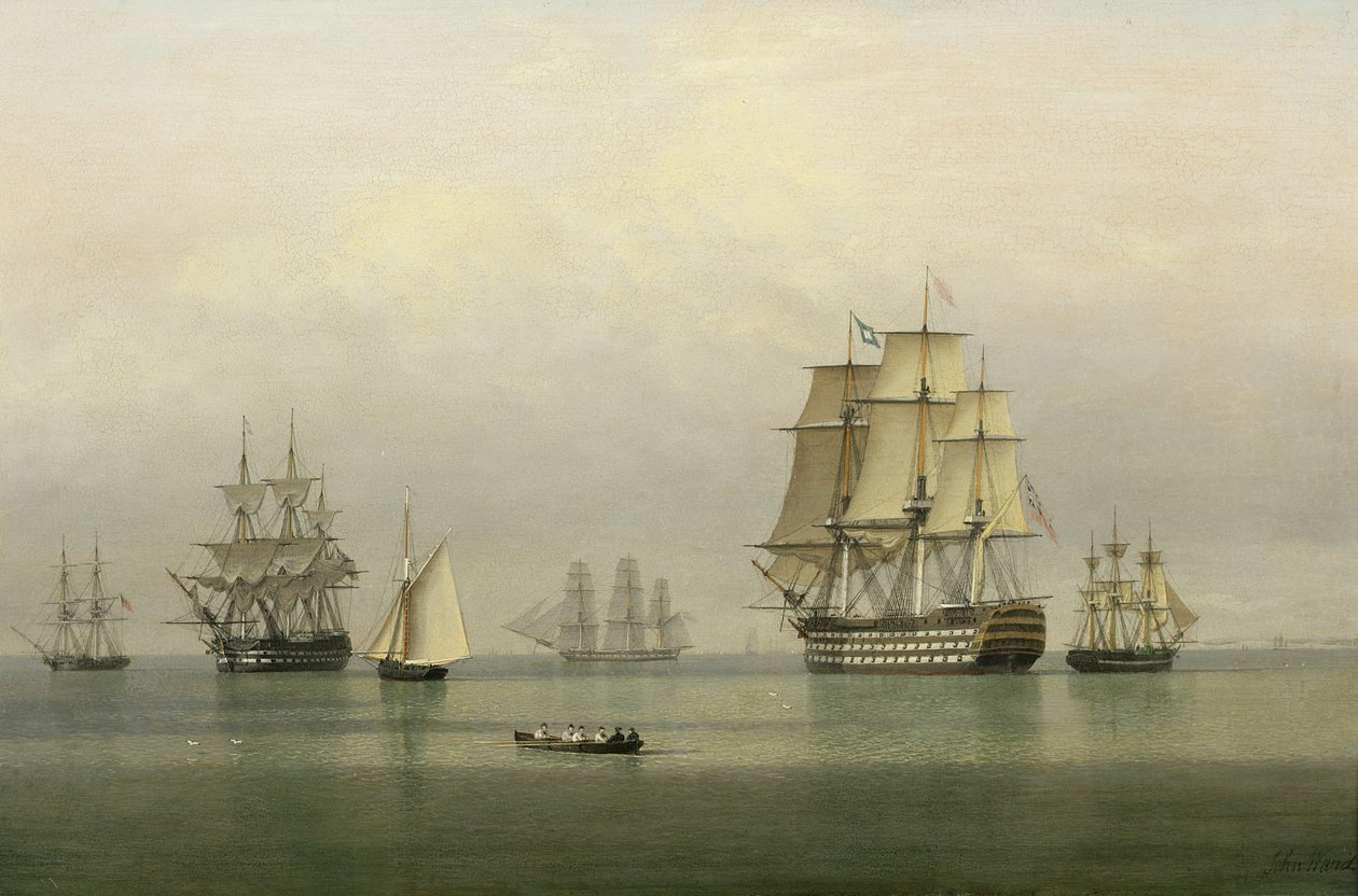 Hadihajók a nyugodt tengeren alkotó: John Ward of Hull