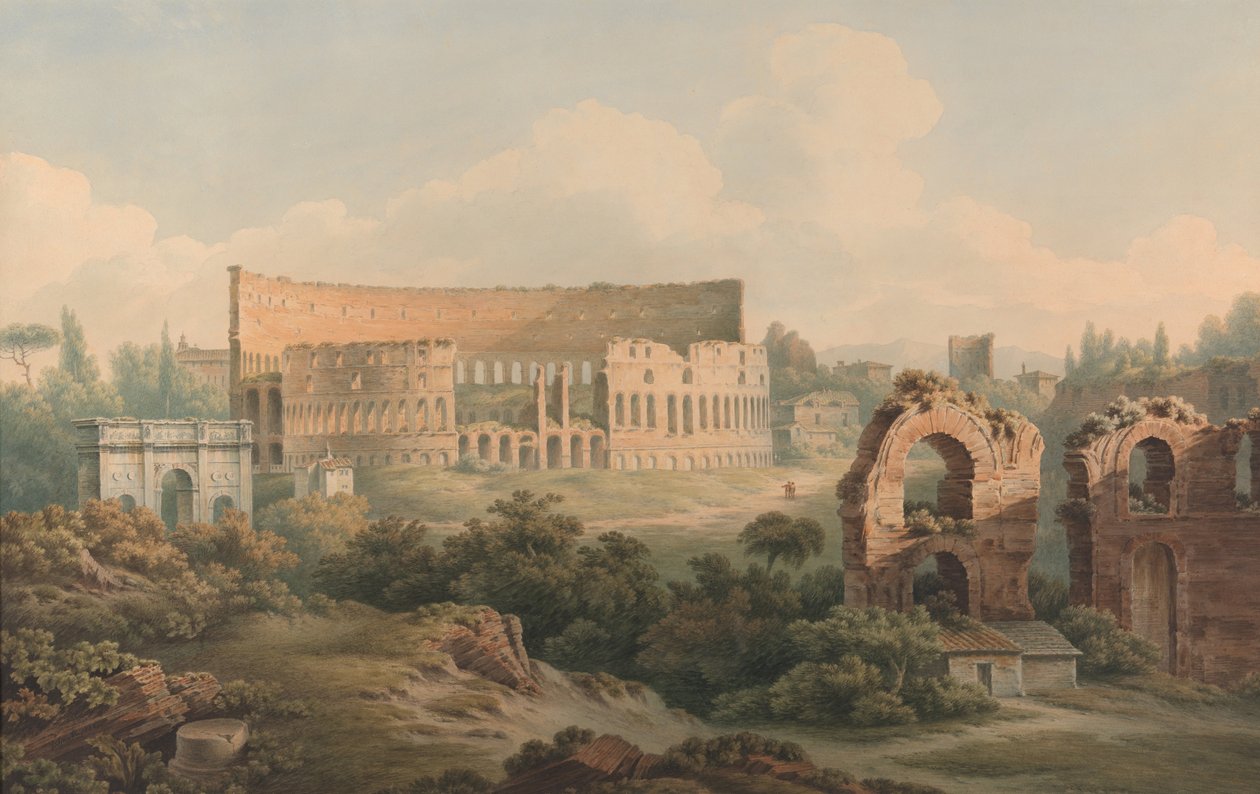 A Colosseum, Róma alkotó: John Warwick Smith