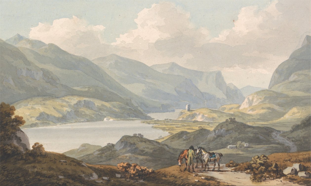 A Llanberis -tavak alkotó: John Warwick Smith