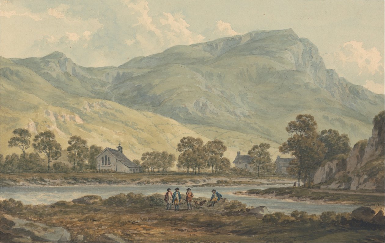 A Beddgelert Priorium, Caernarvonshire alkotó: John Warwick Smith