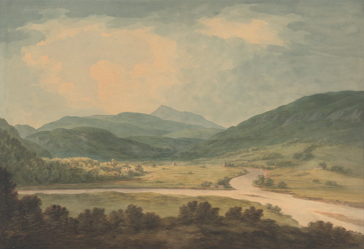 A Tay folyó és a mellékfolyója alkotó: John Warwick Smith