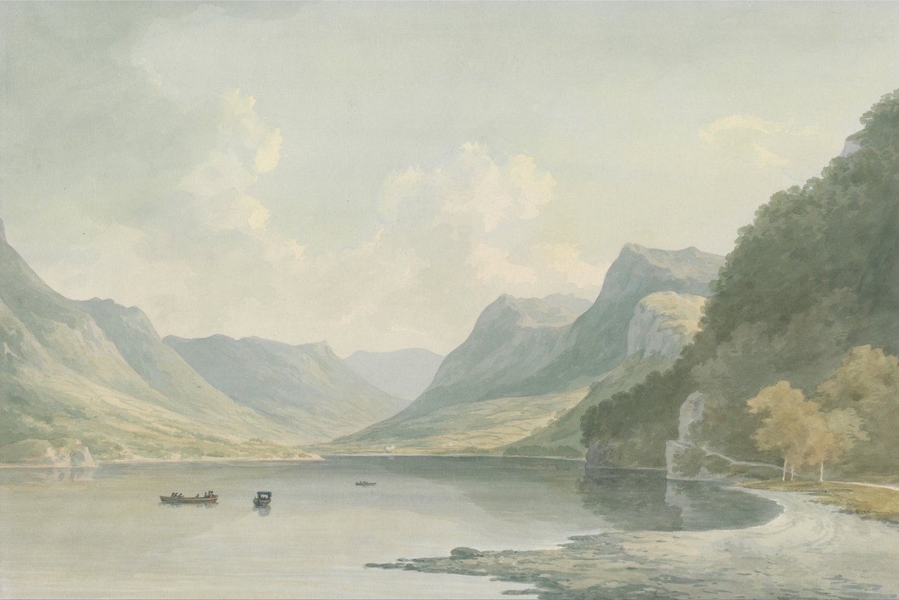 Ullswater, Patterdale felé néz alkotó: John Warwick Smith
