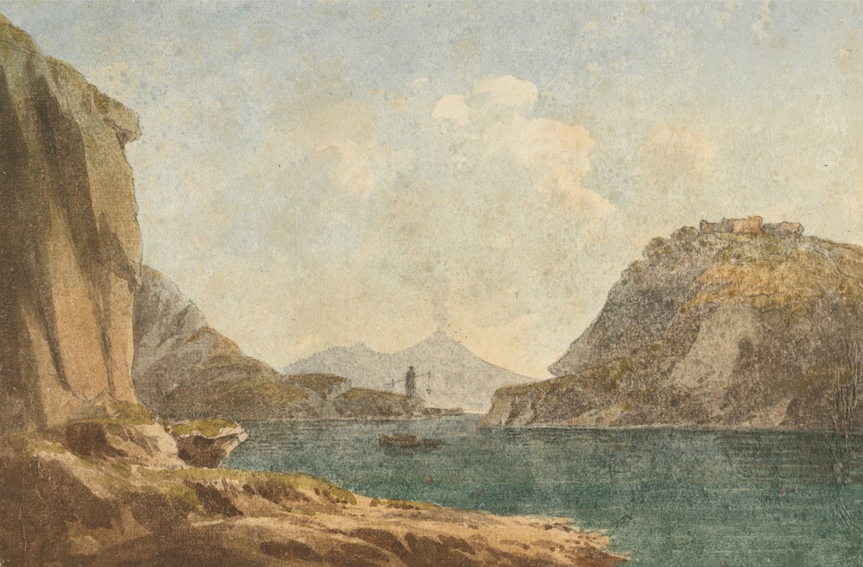 Kilátás a Vezúvra alkotó: John Warwick Smith