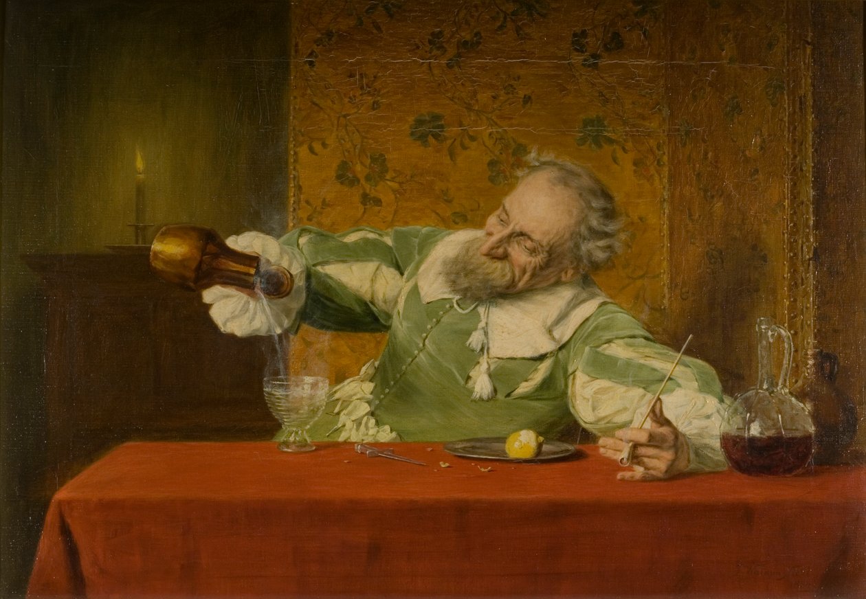 Egy hálósapka, 1880 alkotó: John Watson Nicol
