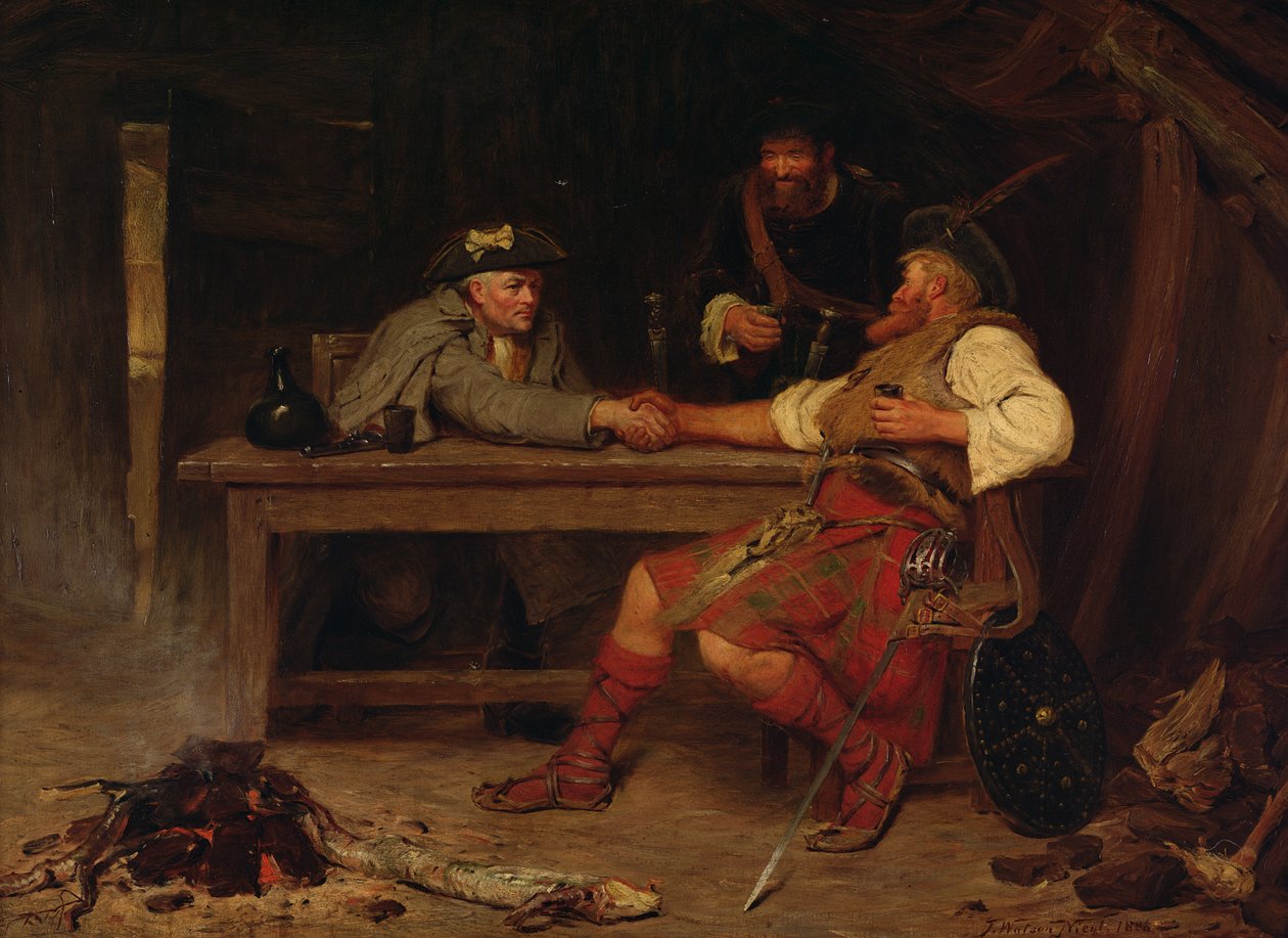 Jóban-rosszban - Rob Roy és a Baillie, 1886 alkotó: John Watson Nicol