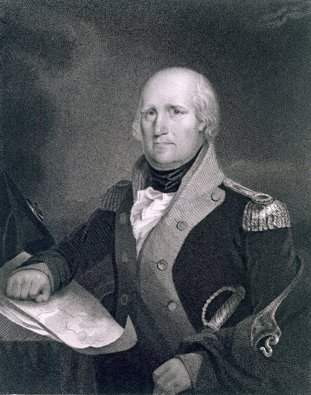 George Rogers Clark (1752-1818) Thomas B. Welch (1814-74) metszete James Barton Longacre (1794-1869) eredeti példánya után. alkotó: John Wesley Jarvis