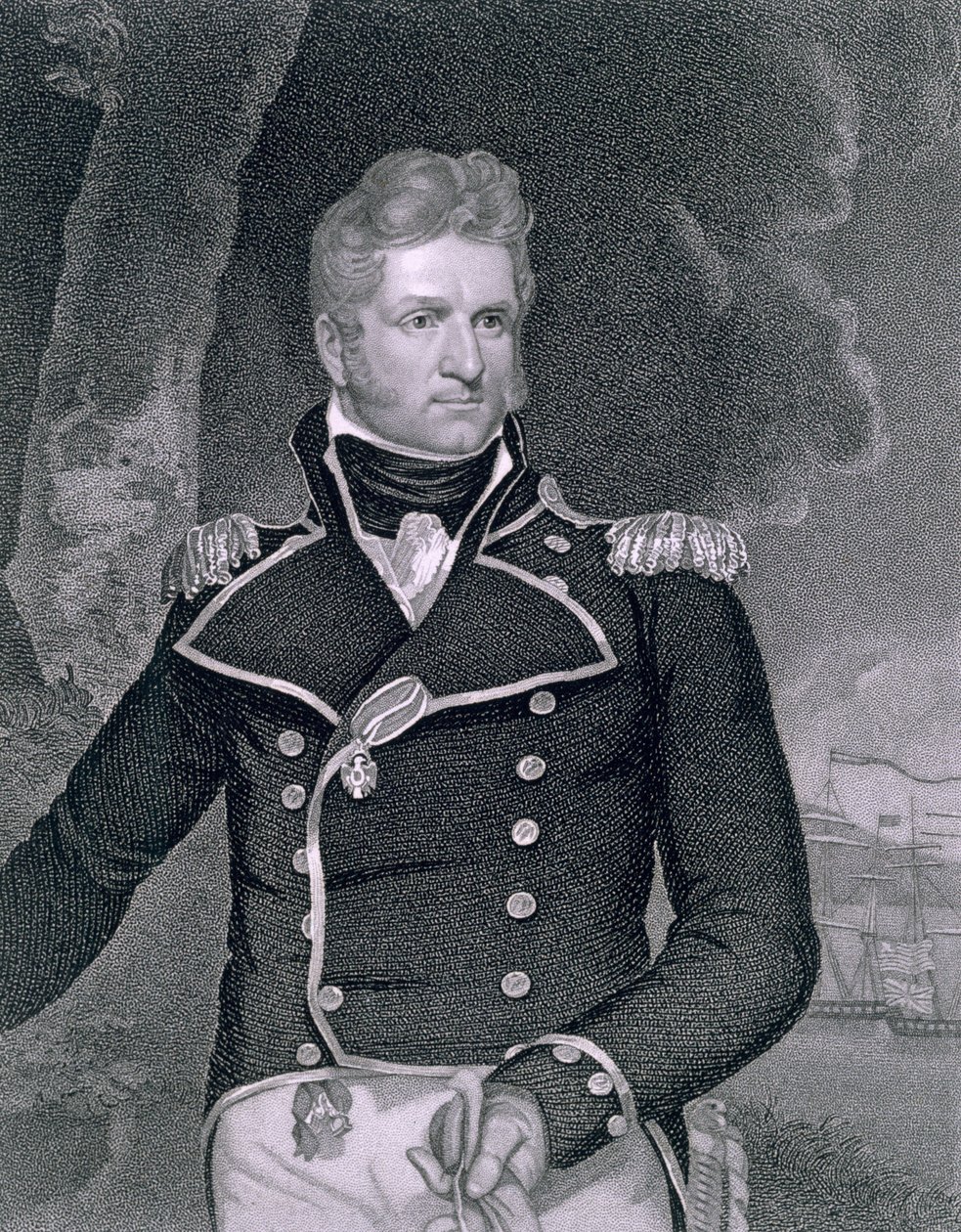 Thomas Macdonough (1783-1825) John B. Forrest (1814-70) által metszett alkotó: John Wesley Jarvis