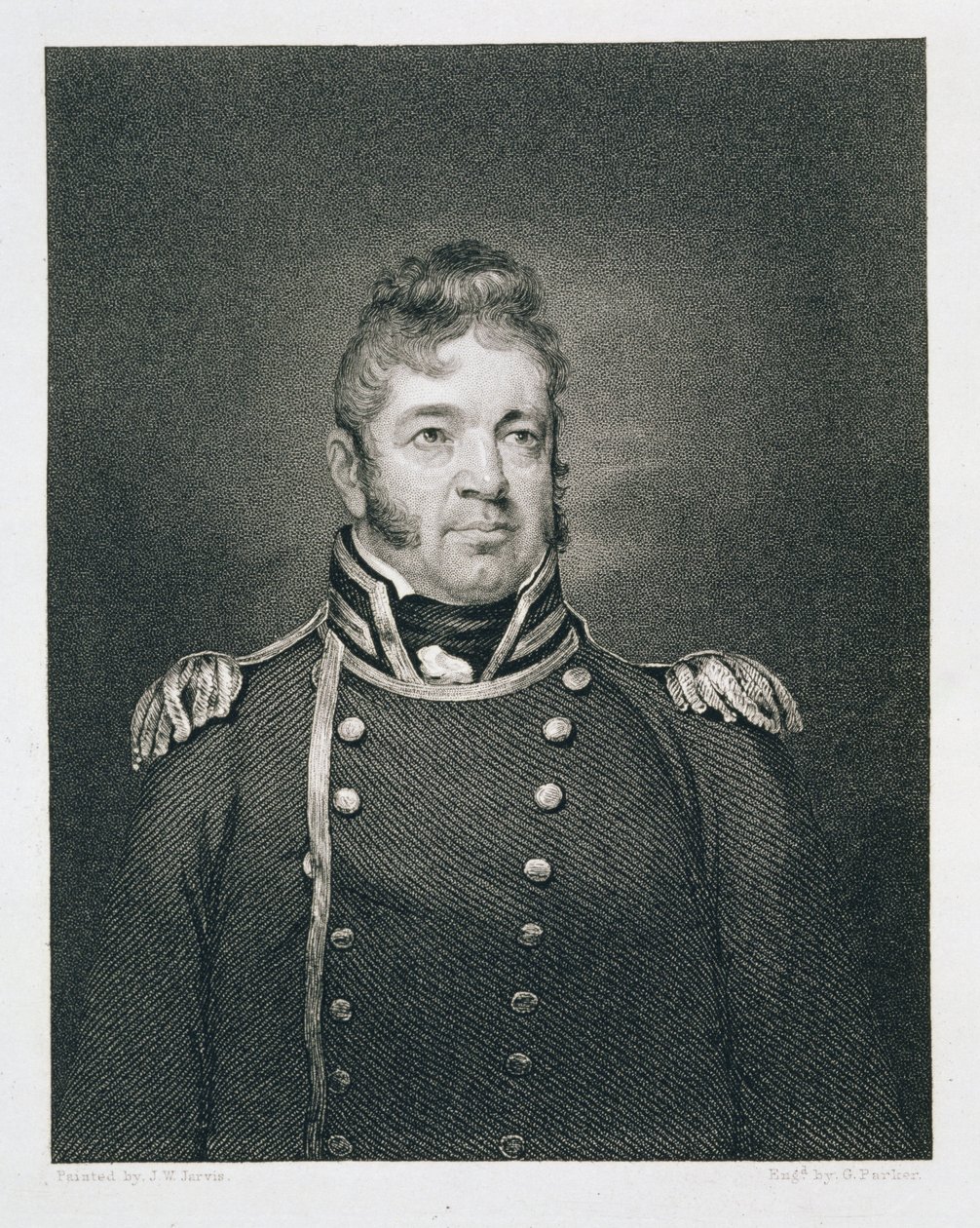 William Bainbridge (1774-1833) George Parker metszete (fl.1834-d.1868) alkotó: John Wesley Jarvis
