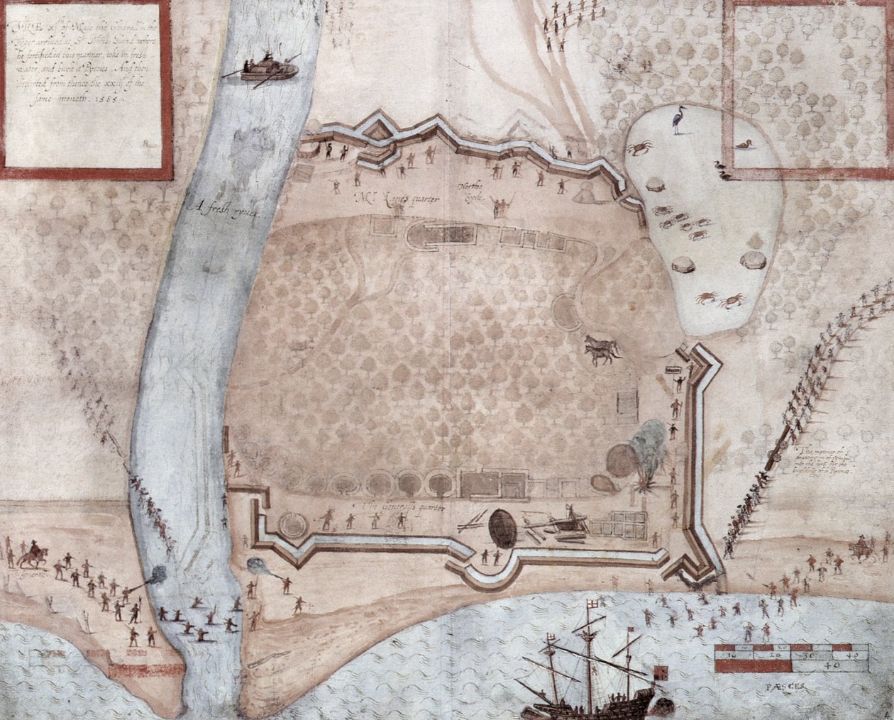 Erődített tábor, Puerto Rico alkotó: John White