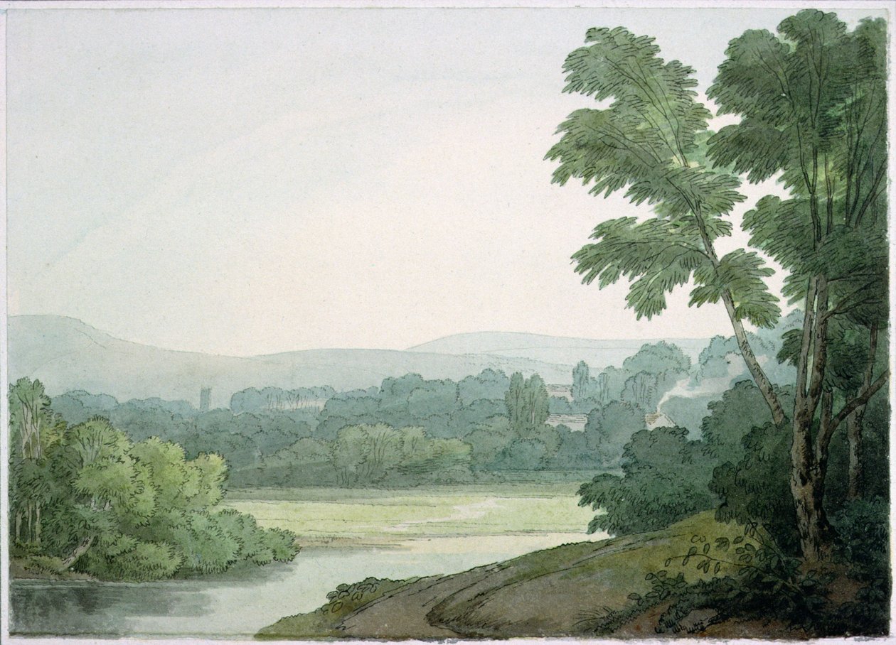 Washfield közelében, Devon államban alkotó: John White Abbott