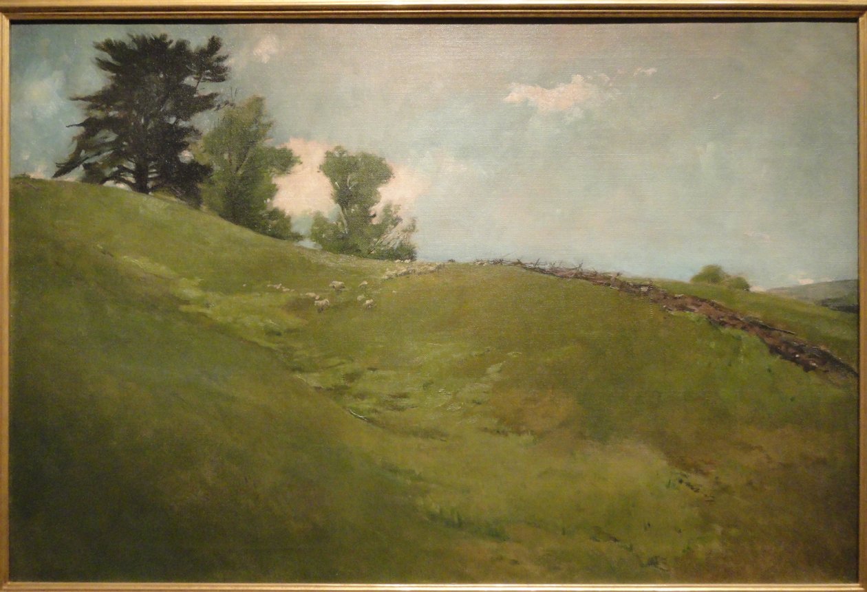 Tájkép, Cornish, N.H. alkotó: John White Alexander