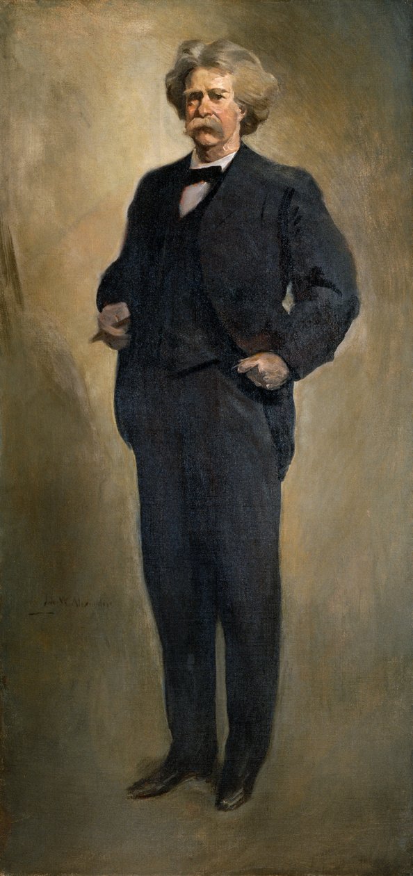 Samuel L. Clemens (Mark Twain) (1912 vagy 1913) alkotó: John White Alexander