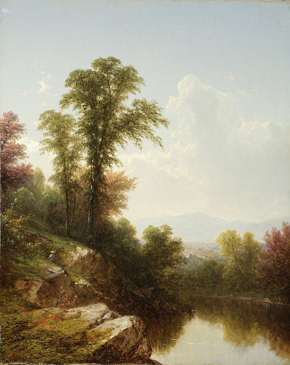 River Scene, Catskill, 1861 alkotó: John William Casilear