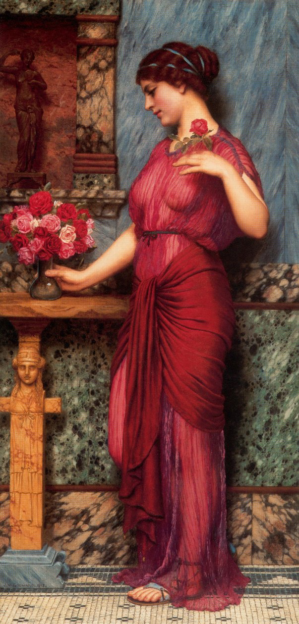 Ajánlat a Vénusznak alkotó: John William Godward