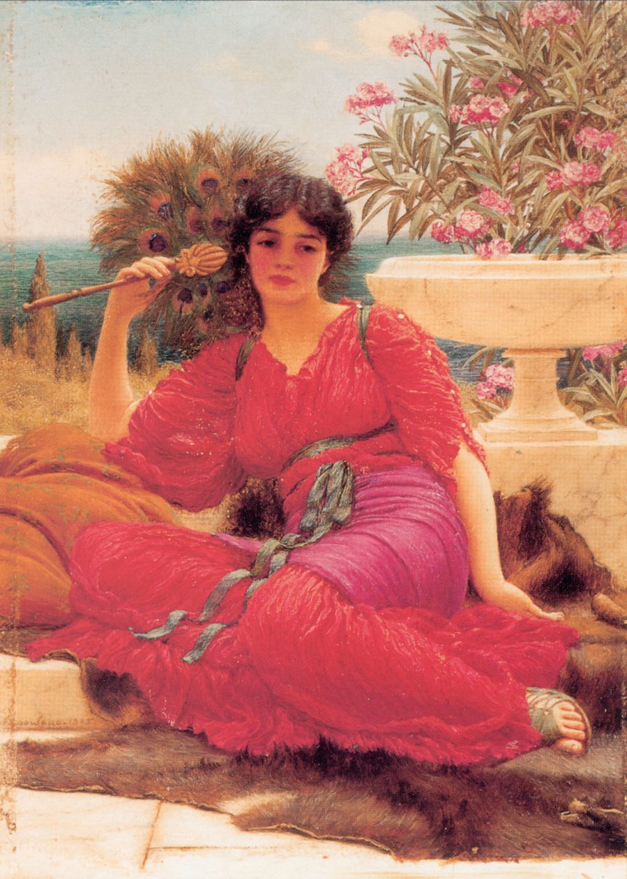 Flabellifera olaj tanulmány alkotó: John William Godward