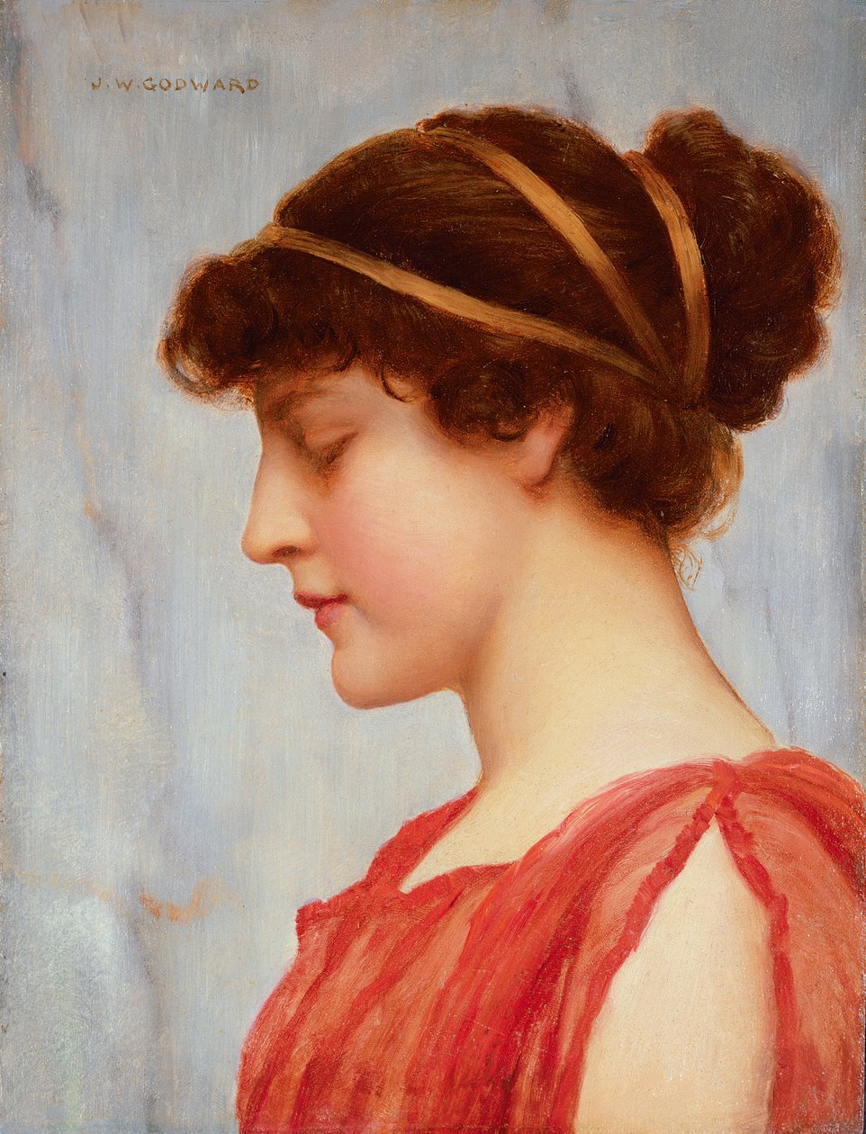 Görög álmodozás, 1889 alkotó: John William Godward