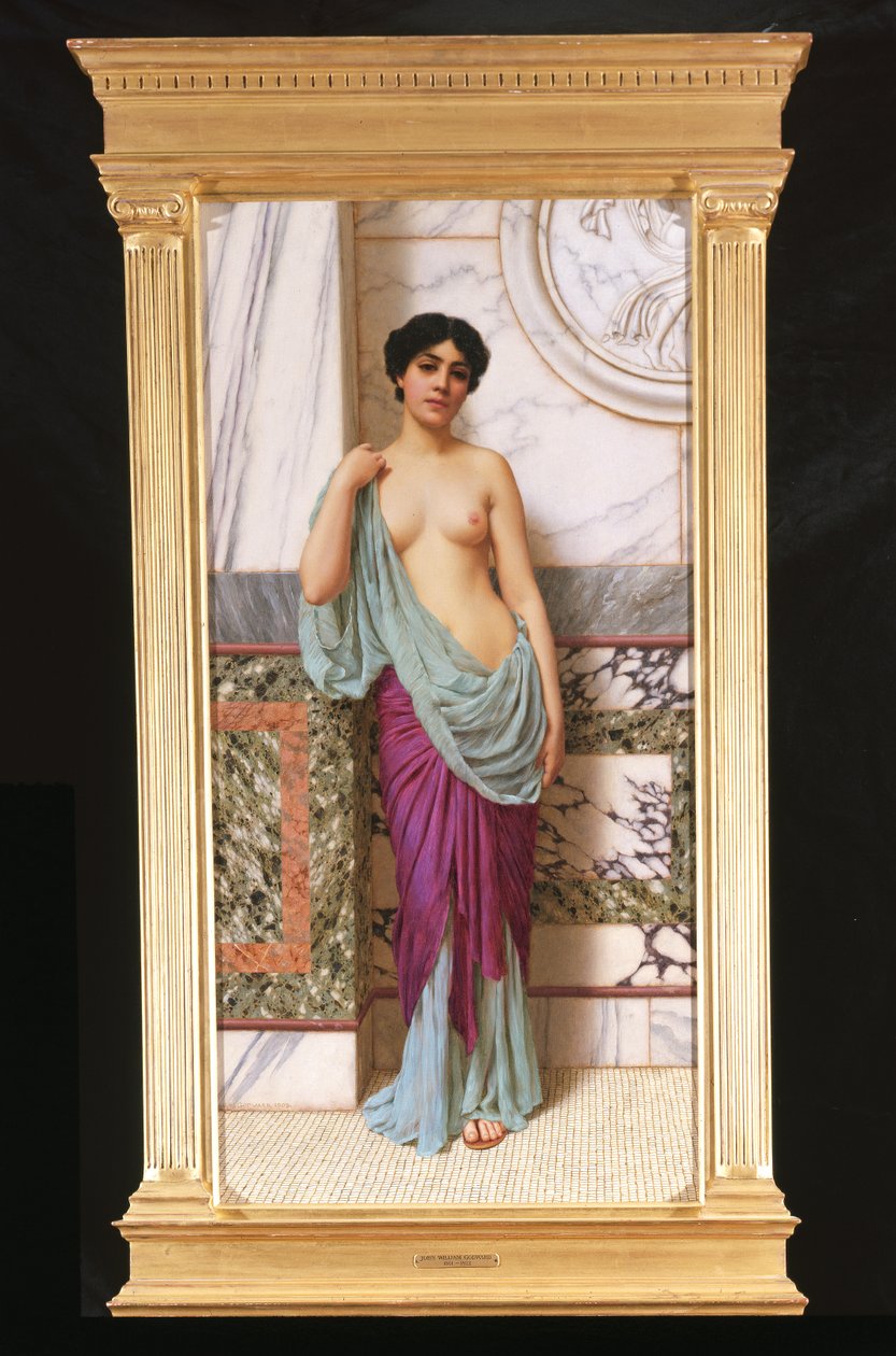 A Tepidáriumban, 1909 alkotó: John William Godward