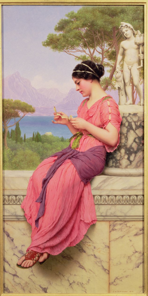Az édes jegy, 1913 alkotó: John William Godward