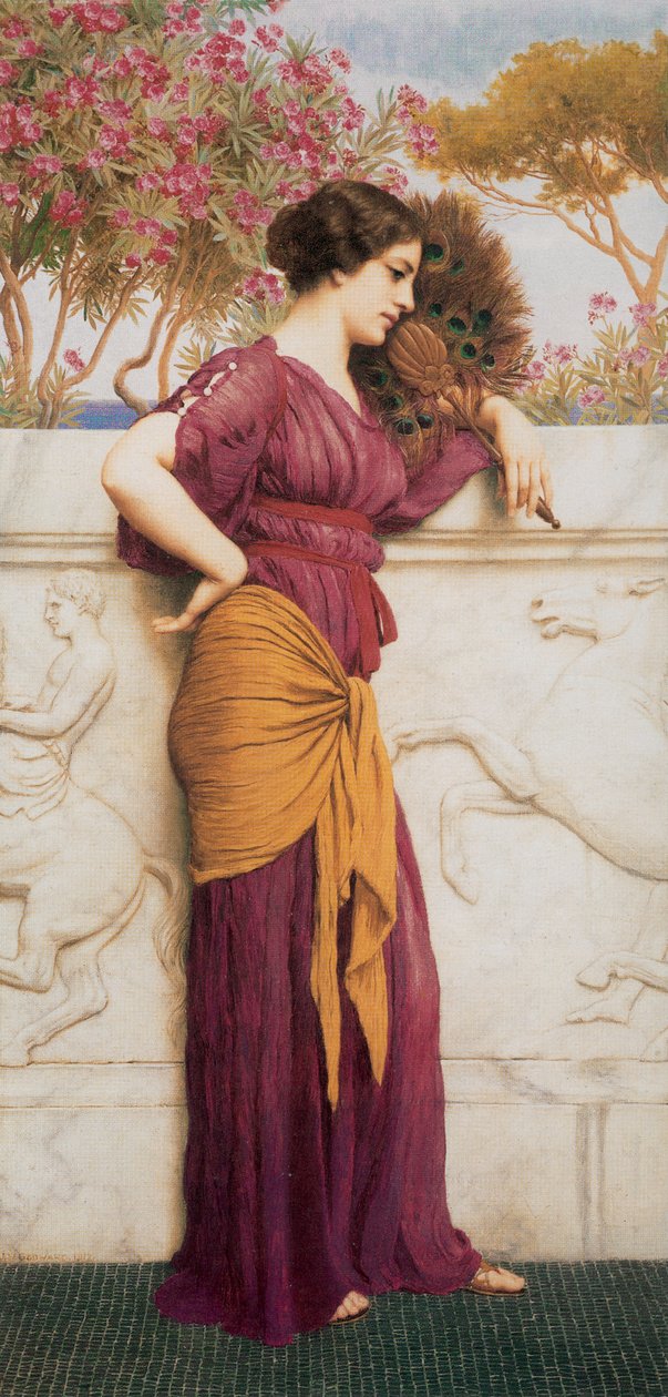 A páva rajongó alkotó: John William Godward