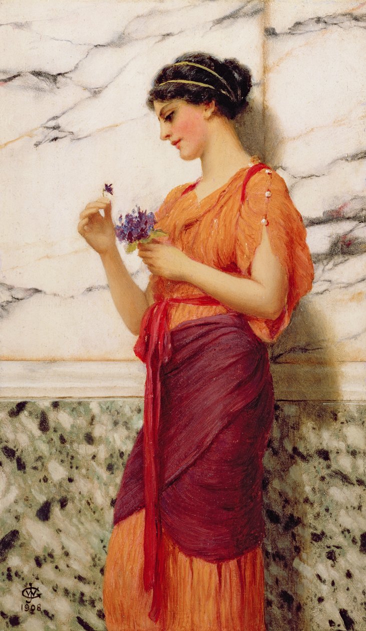 Ibolya, 1908 alkotó: John William Godward