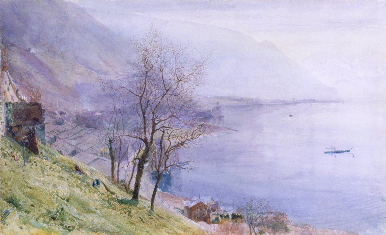 Montreux fölött alkotó: John William Inchbold
