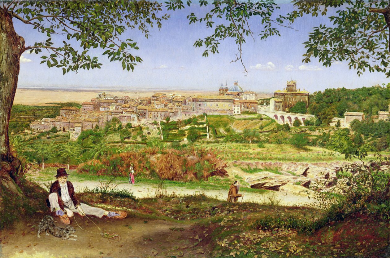 Ariccia, Olaszország, 1860 alkotó: John William Inchbold