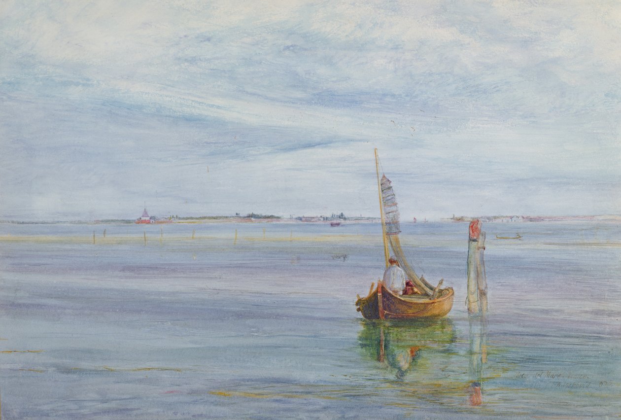 Tenger kapuja, Velence, 1873 alkotó: John William Inchbold
