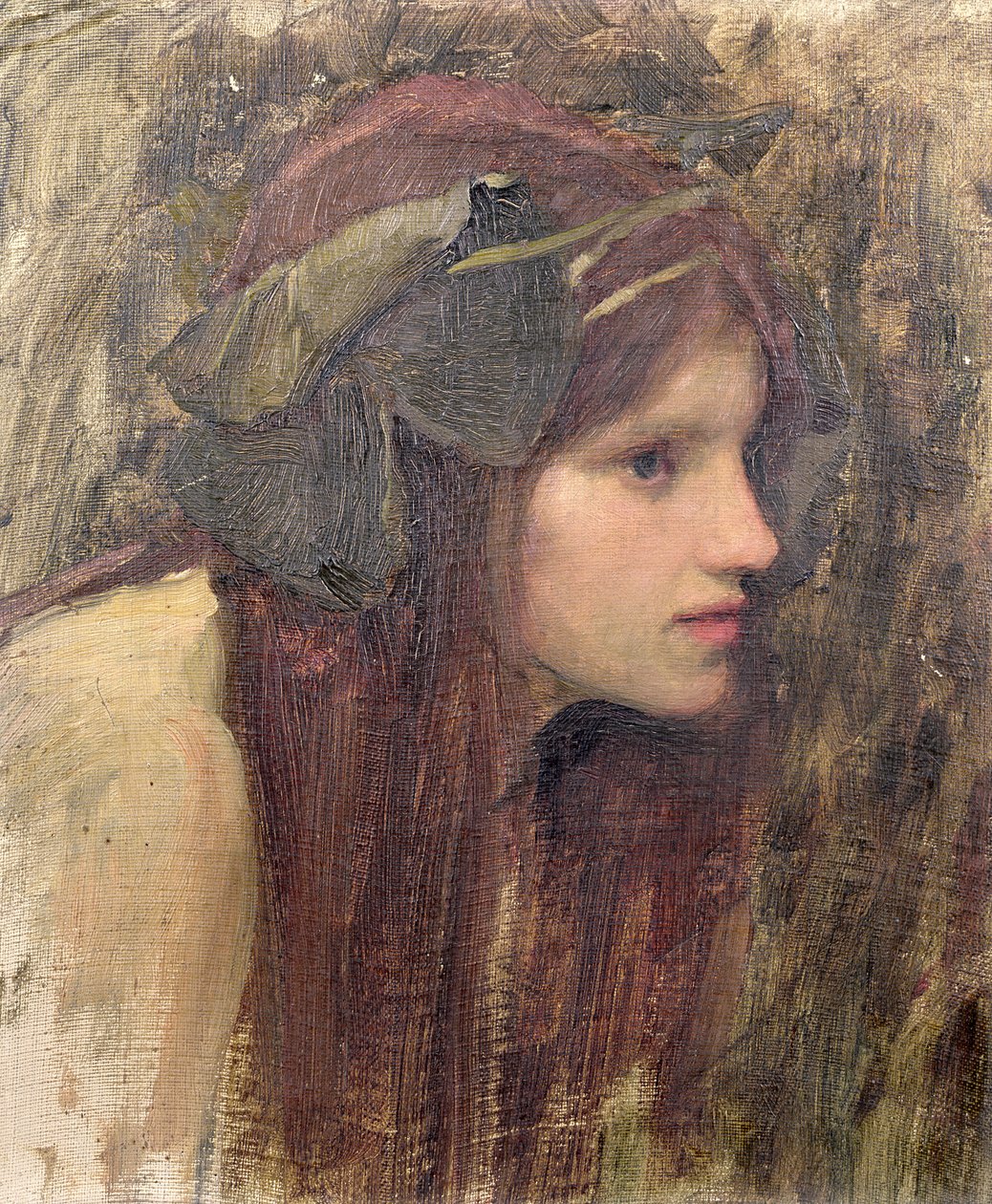 Tanulmány egy naiad számára alkotó: John William Waterhouse