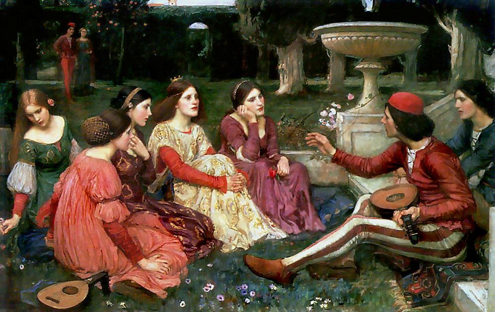 Mese a Dekameronból alkotó: John William Waterhouse