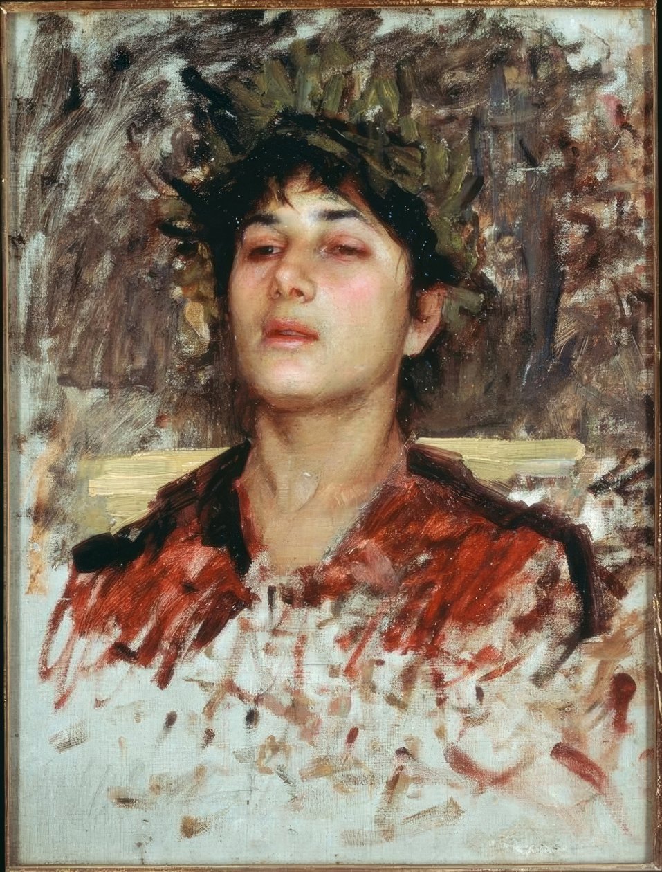 Egy korzikai fiú főtanulmánya alkotó: John William Waterhouse
