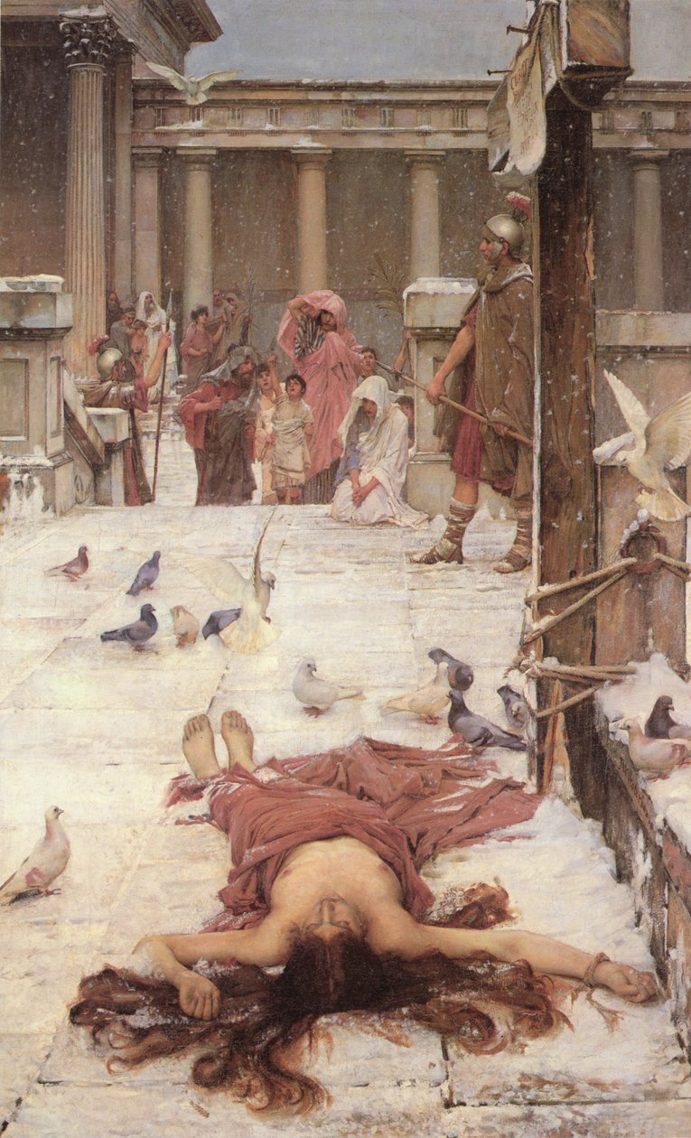 Szent Eulalia alkotó: John William Waterhouse