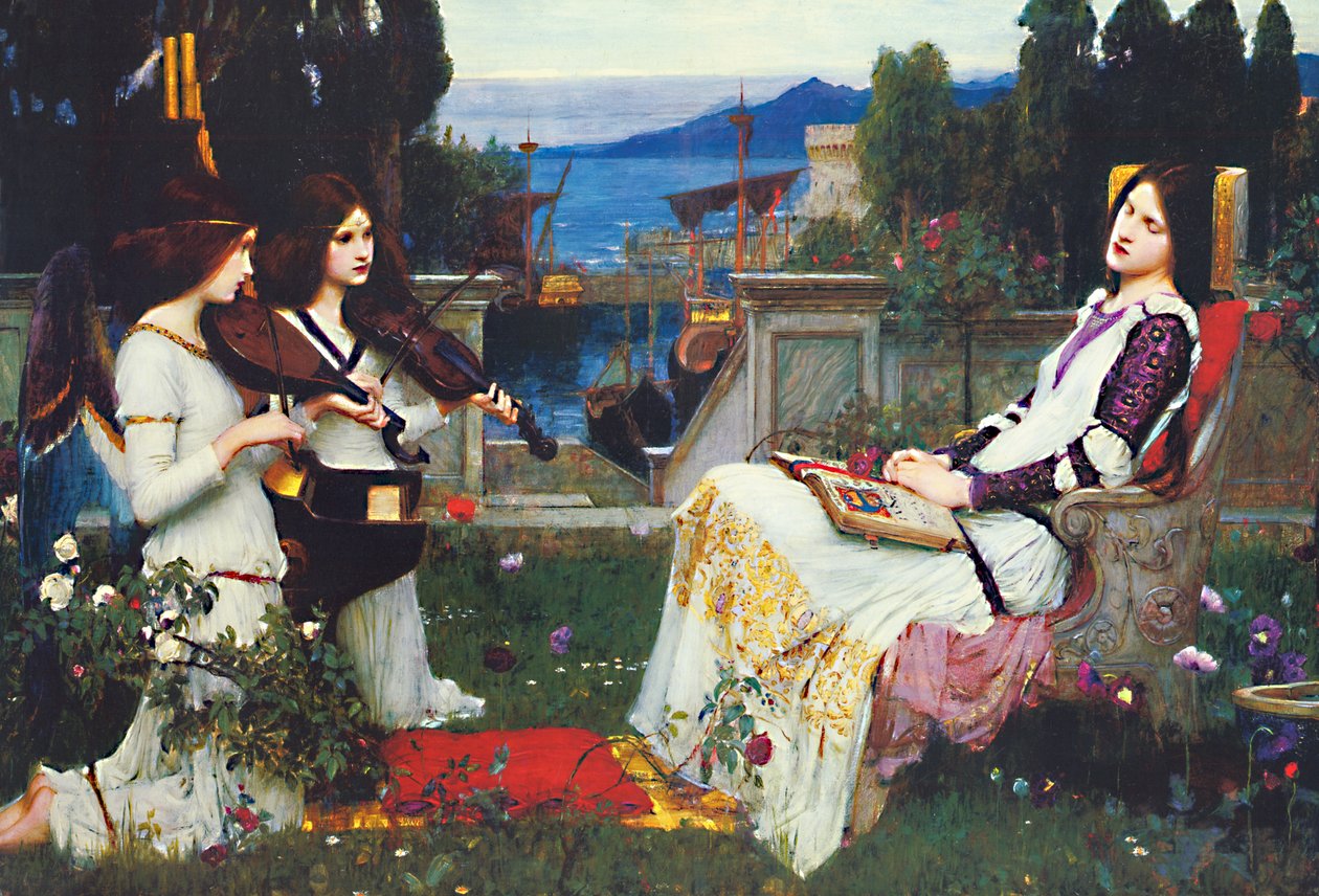Utca. Cecilia alkotó: John William Waterhouse