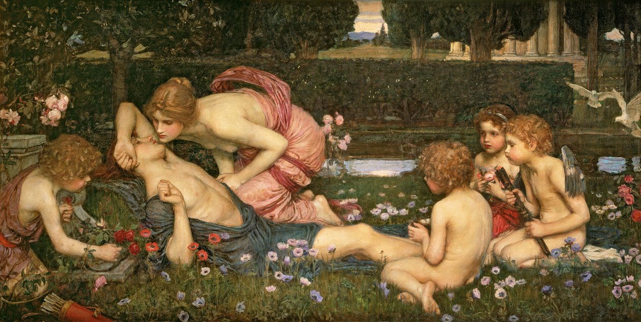 Adonis ébredése, 1899 alkotó: John William Waterhouse